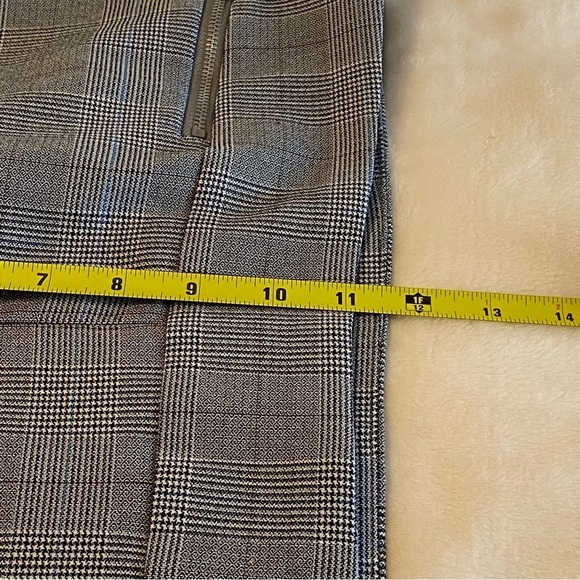 VAN HEUSEN / Houndstooth print Stretch Straight Leg Pants Size 12 Reg - Picture 8 of 9